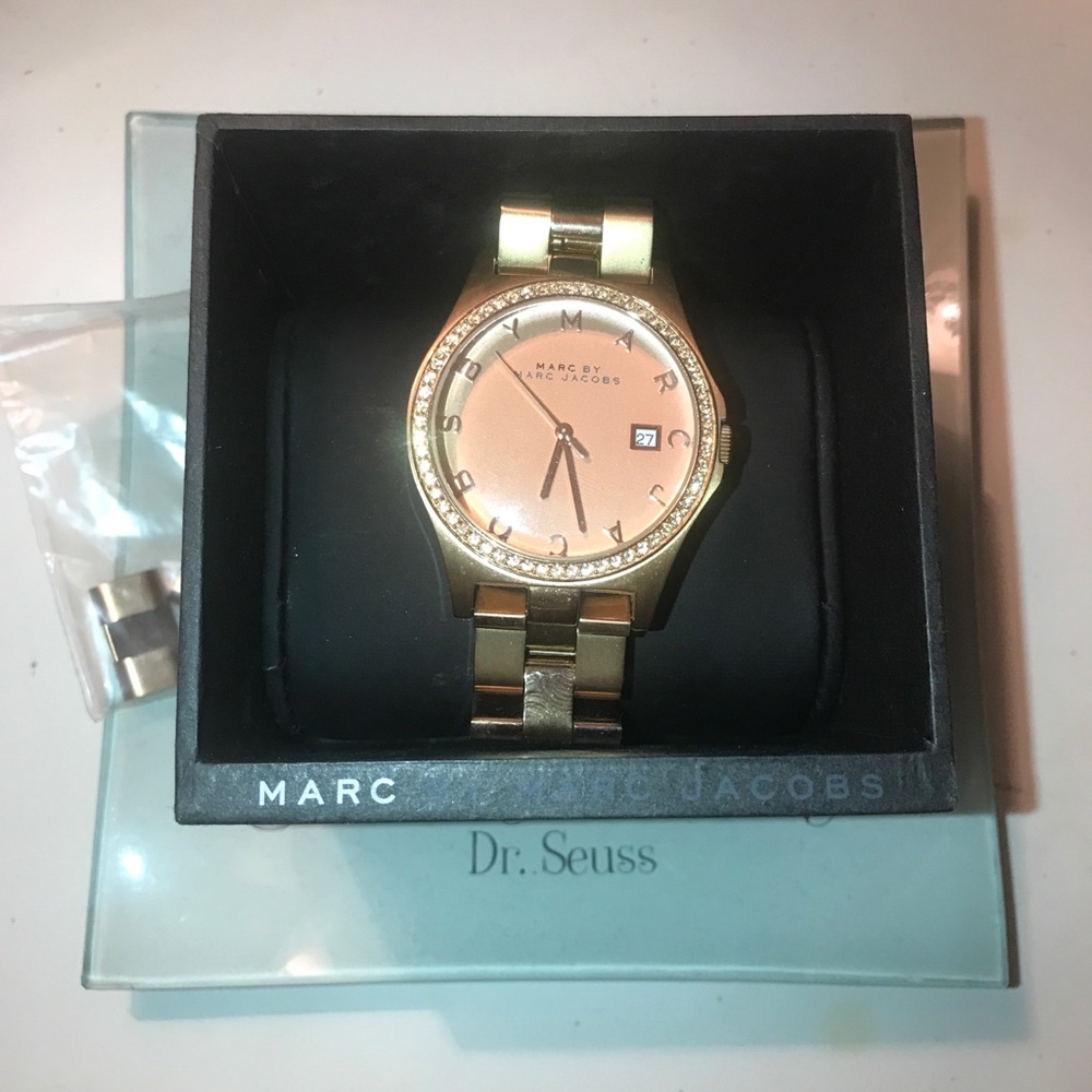 Marc by Marc Jacobs rose gold watch